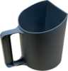 Voerschep 1kg (bekermodel) GRIJS