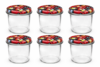 Jampotten 346 ml met twist-off deksel (bessen) 6 stuks
