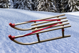 Houten Slee Opvouwbaar NAT-90 