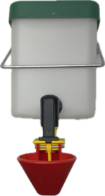 Kuiken drinkfles 0.5L naturel + drinkcup klein