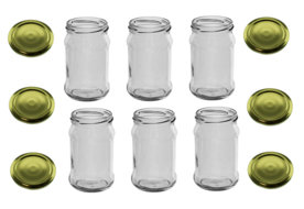 Jampotten 6x inclusief deksel