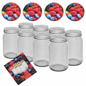 Inmaakpotten 500ml met twist-off deksels