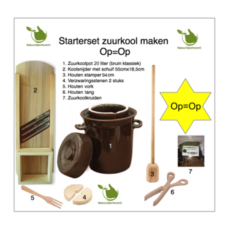 Starterset zuurkool 20 liter