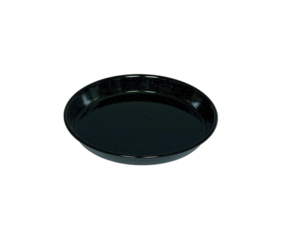 Pizza pan zwart 32 cm