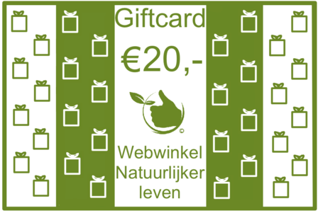 Cadeaukaart &euro; 20,-