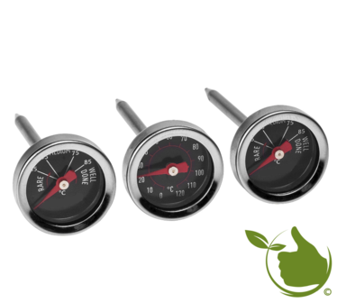 Een set mini-thermometers voor steaks en ander vlees