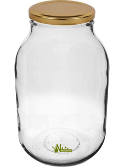 schuur annuleren Beoefend Glazen pot 2 liter - Natuurlijker leven