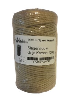 Slagerstouw Grijs Katoen 100g