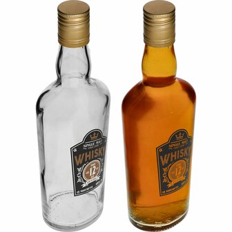 Glazenfles &quot;Whisky&quot; 500ml