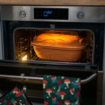 Romeins geglazuurde ovenschaal 4,5 L