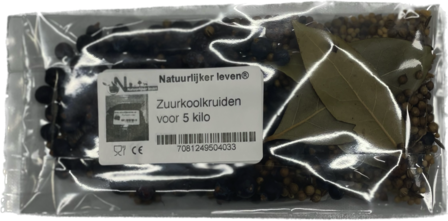 Zuurkoolkruiden voor 5 kilo zuurkool