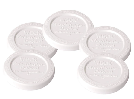 Vershouddeksel Weck 5 x &Oslash; 60mm