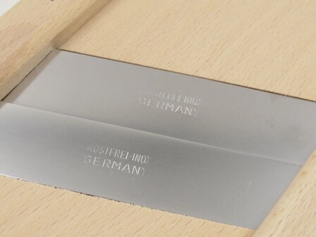 Houten Mandoline of Koolsnijder 2 messen 28 cm x 10 cm