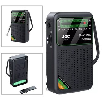 Full-Range Pocket Radio FM/AM/FW