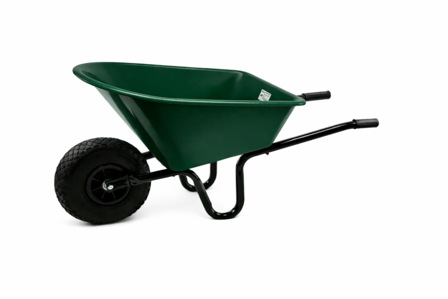 Natuurlijker leven Kinderkruiwagen Groen metaal/kunststof