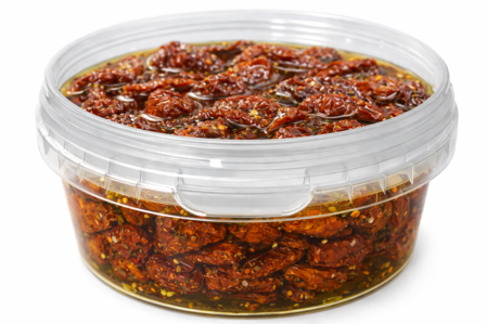 Ronde bakjes 300ml met deksel