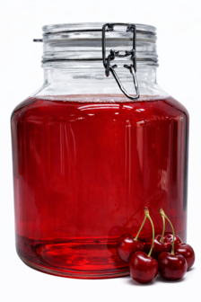 Vierkante glazenpot van 2 liter met klemsluiting