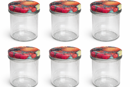 Jampotten 346 ml met twist-off deksel (fruit classic) 6 stuks