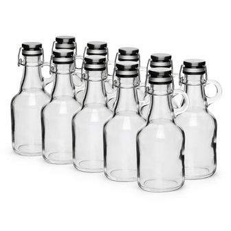 Mini glazenflesjes shotje 40ml (10 stuks)