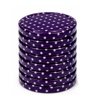 Twist-off deksel stip lila