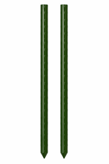 Bioogr&oacute;d tuinpalen - gecoat staal, 1,2 m, &Oslash;11 mm, 10 stuks
