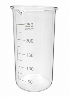 Bekerglas 250ml hoog model