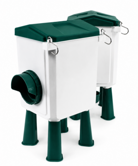 Drinker 7,5 Liter + Feeder 5 kg &ndash; Complete Voer- en Drinkset voor Kippen