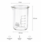 Bekerglas laag model 25ml