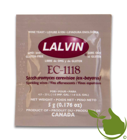 Gedroogde gist EC1118 Lalvin™ - 5 g