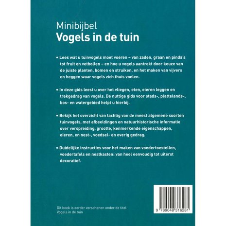 Minibijbel Vogels in de tuin van Jen Green