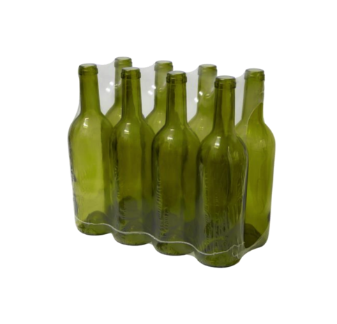 Wijnflessen 0,75 liter in Olijfgroen