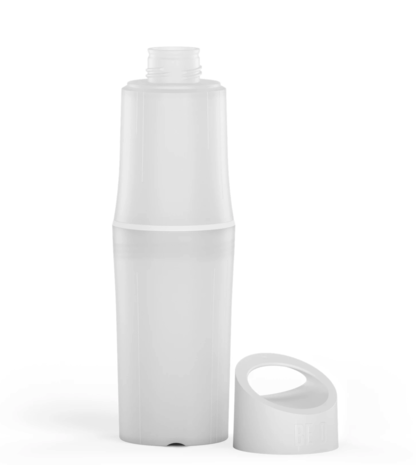 BE O Waterfles van suikerriet 500 ml - Wit