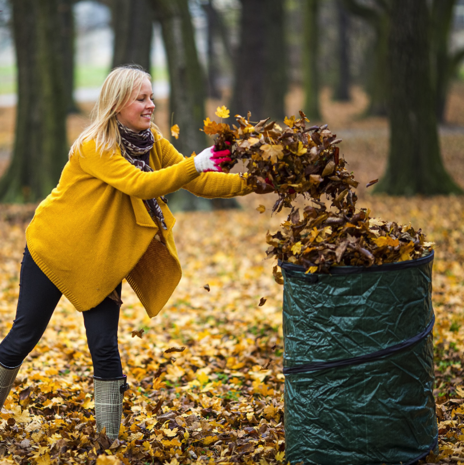 Opvouwbare zak voor tuinafval 120 liter