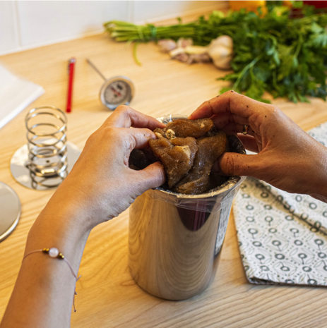 Zakken voor de hamkoker 1,5 kilo