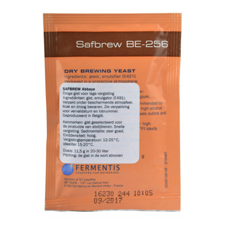 Fermentis biergist gedroogd SafAle BE-256 (Abbaye) 11,5 g