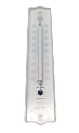 Achterzijde kunststof thermometer 20cm