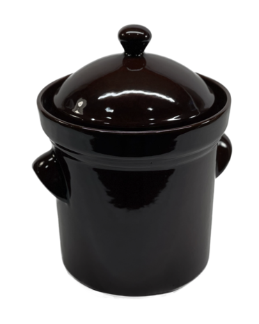 Zuurkoolpot 15 liter (Bruin/Buik model)