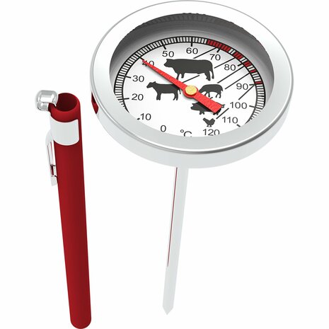 Thermometer voor barbecue 0 ° C + 120 ° C