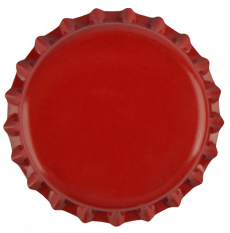 Kroonkurken rood 26mm (100 stuks)