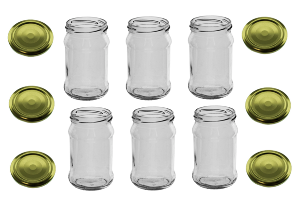 Jampotten 6x inclusief deksel