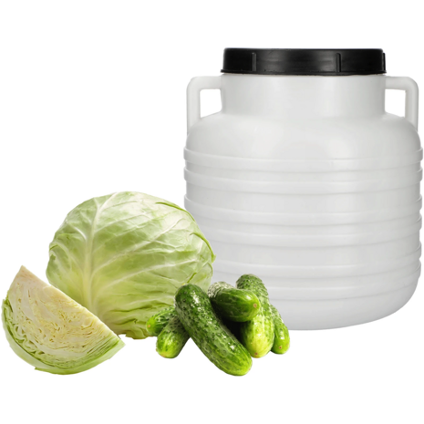 Zuurkoolvat met schroefdeksel 20L