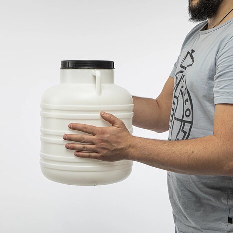 Zuurkoolvat met schroefdeksel 20L
