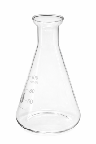 Natuurlijker leven Erlenmeyer 100 ml gegradueerd hittebestendig