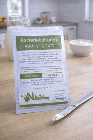 Natuurlijker leven bacterieculturen voor yoghurt