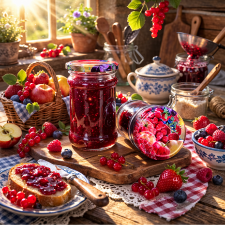 Natuurlijker leven jampotten 6x inclusief deksel