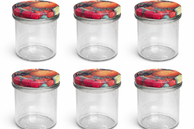 Jampotten 346 ml met twist-off deksel (fruit classic) 6 stuks