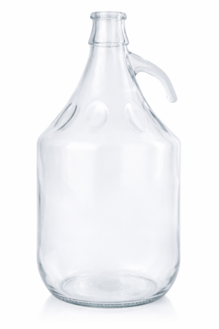 Gistingsfles 5 l recht met oortje en kurk