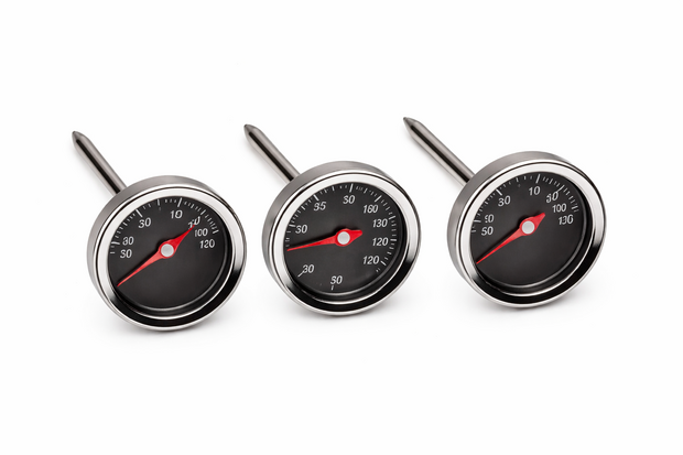 Een set mini-thermometers voor steaks en ander vlees
