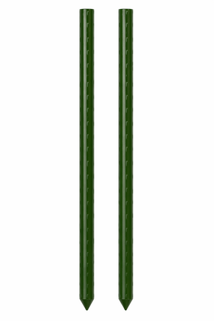 Bioogr&oacute;d tuinpalen - gecoat staal, 1,2 m, &Oslash;11 mm, 10 stuks