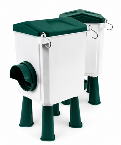 Drinker 7,5 Liter + Feeder 5 kg &ndash; Complete Voer- en Drinkset voor Kippen